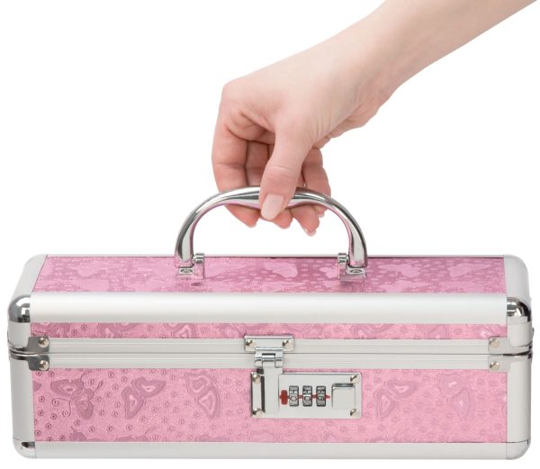 Кейс для зберігання секс-іграшок BMS Factory - The Toy Chest Lokable Vibrator Case з кодовим за
