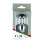 Металева анальна пробка Lux Active з трояндою - Rose Anal Plug - віброкуля в подарунок