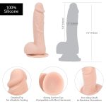 Реалистичный фаллоимитатор на присоске ADDICTION — Mark 7,5″ Dildo With Balls