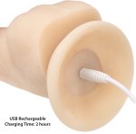 Фаллоимитатор с вибрацией и ротацией Naked ADDICTION James 8″ Rotating & Vibrating Dong, пульт ДУ