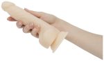 Фаллоимитатор с пульсацией Naked ADDICTION Dominic 9″ Vanilla, пульт ДУ, диаметр 4,2 см
