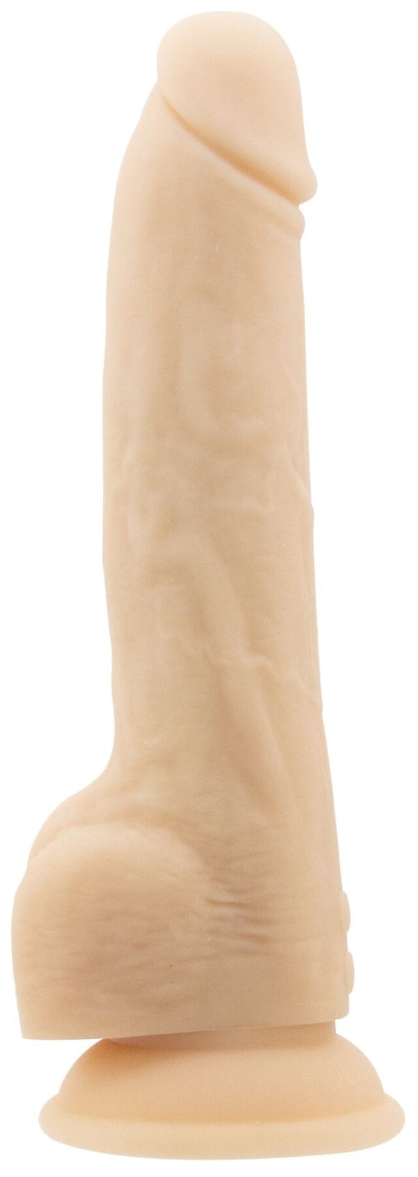 Фаллоимитатор с пульсацией Naked ADDICTION Dominic 9″ Vanilla, пульт ДУ, диаметр 4,2 см