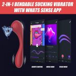 Вакуумный вагинально-клиторальный стимулятор Magic Motion Bobi управление со смартфона
