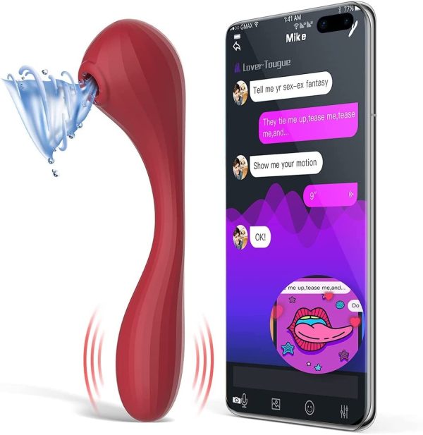 Вакуумный вагинально-клиторальный стимулятор Magic Motion Bobi управление со смартфона