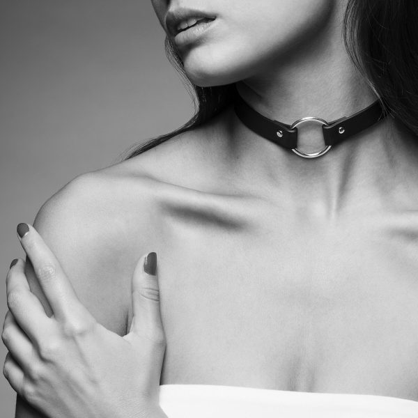 Чокер з екошкіри Bijoux Indiscrets Maze – Single Choker