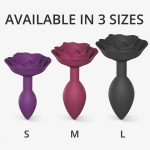 Силиконовая анальная пробка Love To Love OPEN ROSES SIZE - ONYX