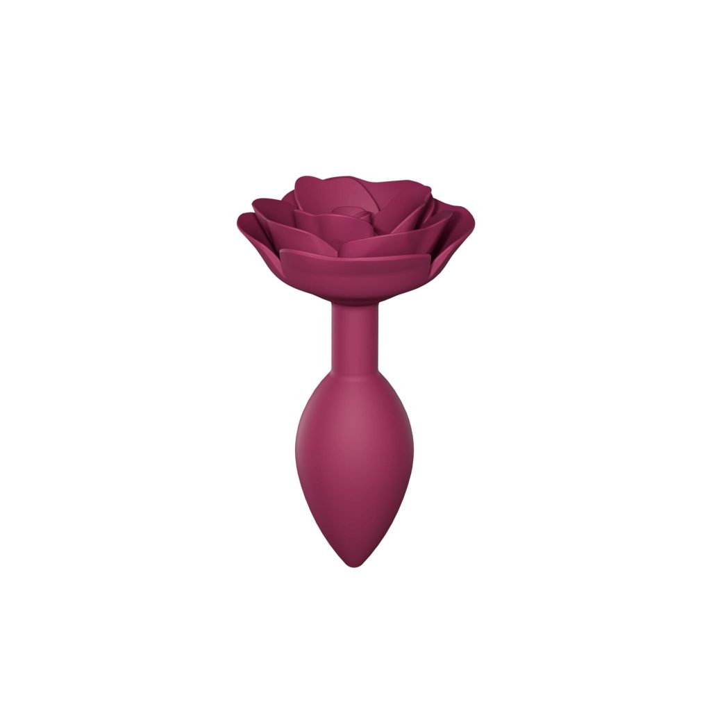 Силиконовая анальная пробка Love To Love OPEN ROSES SIZE - PLUM STAR