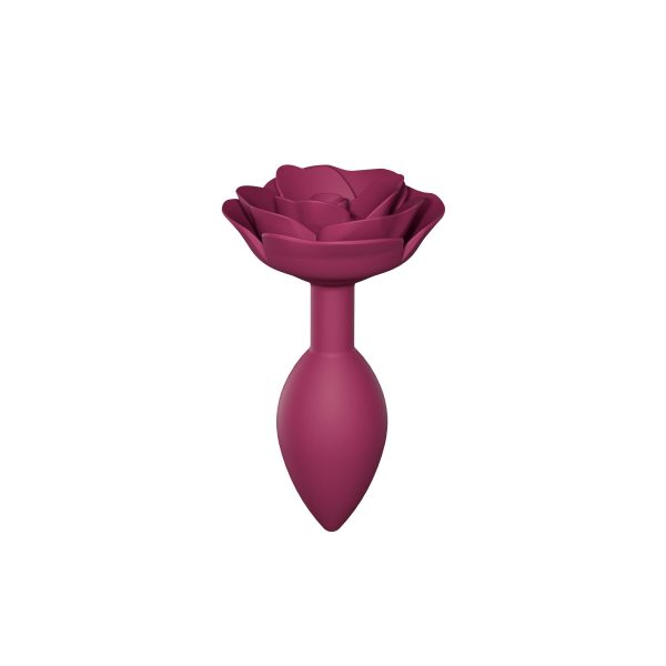 Силиконовая анальная пробка Love To Love OPEN ROSES SIZE - PLUM STAR