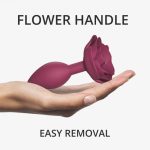 Силіконова анальна пробка Love To Love OPEN ROSES SIZE - PLUM STAR