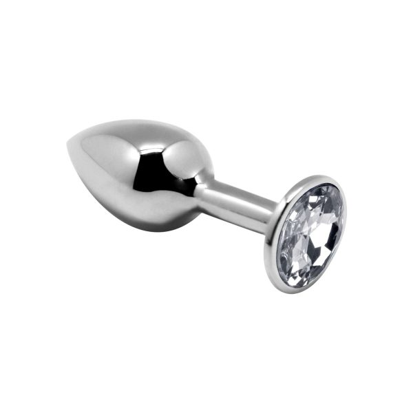 Металева анальна пробка з кристалом Alive ini etal Butt Plug