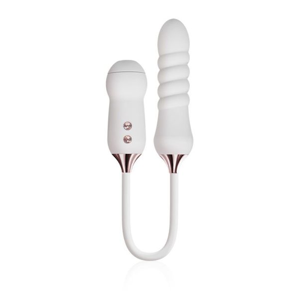 Пульсатор с вакуумным стимулятором KISTOY Cathy на гибкой сцепке