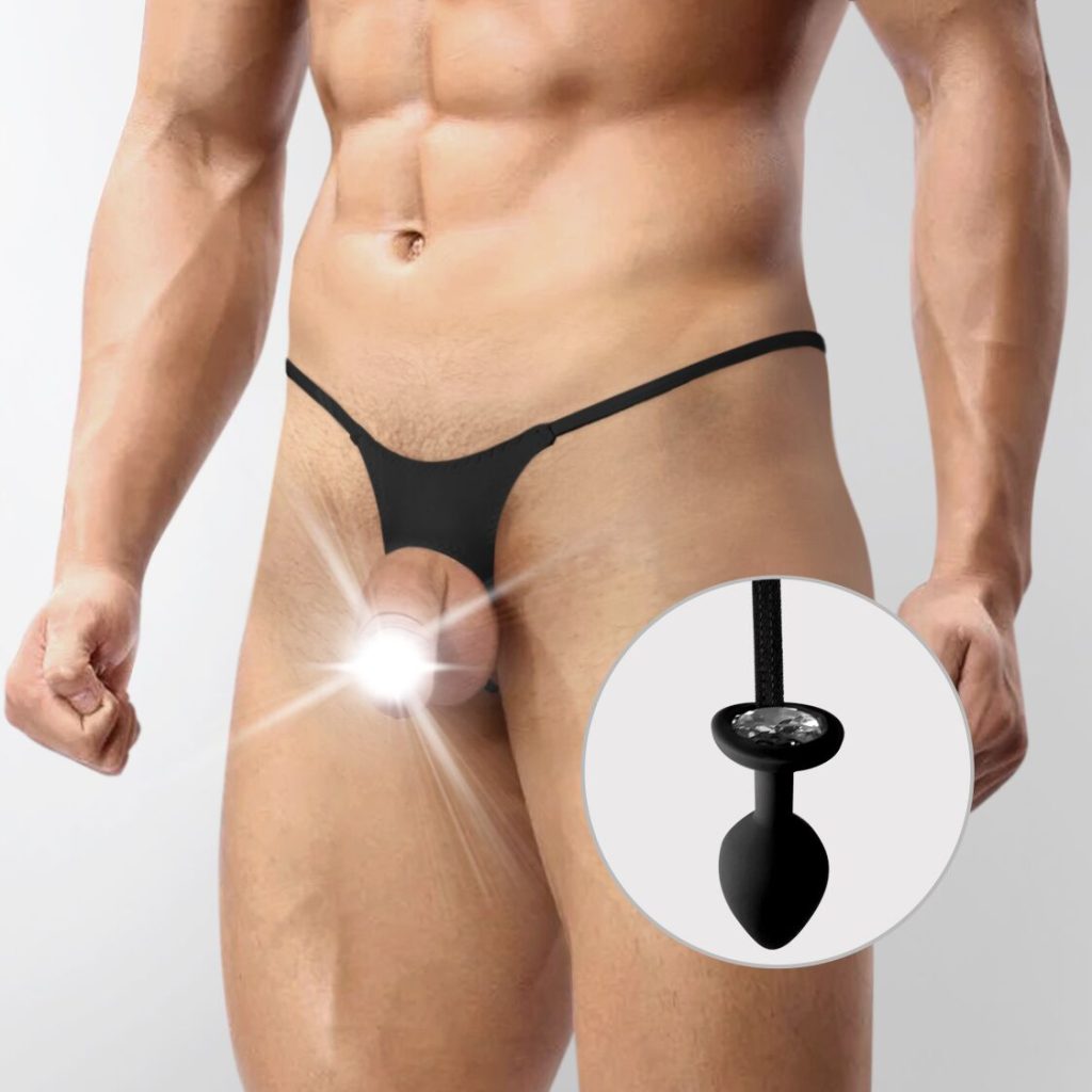 Мужские трусы XS-2X с силиконовой анальной пробкой Art of Sex - Joni p ug panties size