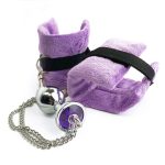 Наручники з металевою анальною пробкою Art of Sex Handcuffs with etal Anal Plug size