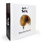 Металева анальна пробка з хвостом із натурального хутра Art of Sex size fox