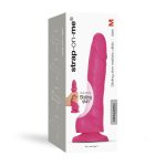 Реалистичный фаллоимитатор Strap-On-Me Sliding Skin Realistic Dildo Fuchsia эффект подвижной кожи