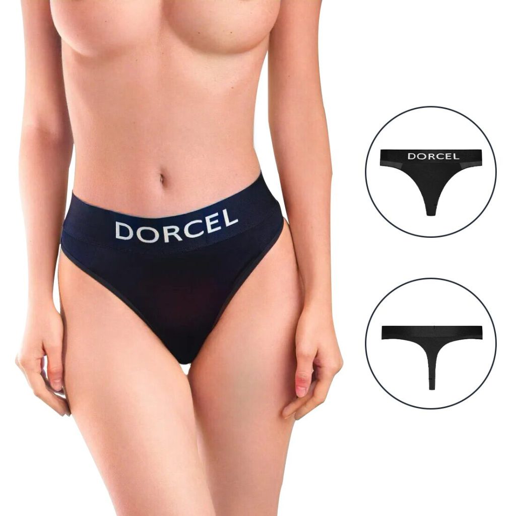 Трусики с карманом для вибратора Dorce PANTY OVER