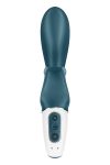 Смарт вибратор кролик Satisfyer Hug Me Bluegrey, 2 мотора, диаметр 4,2см, широкая клиторальная часть