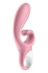 Смарт вибратор кролик Satisfyer Hug Me 2 мотора, диаметр 4,2см, широкая клиторальная часть