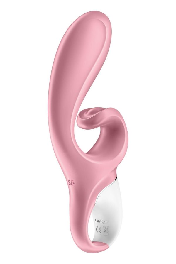 Смарт вибратор кролик Satisfyer Hug Me 2 мотора, диаметр 4,2см, широкая клиторальная часть