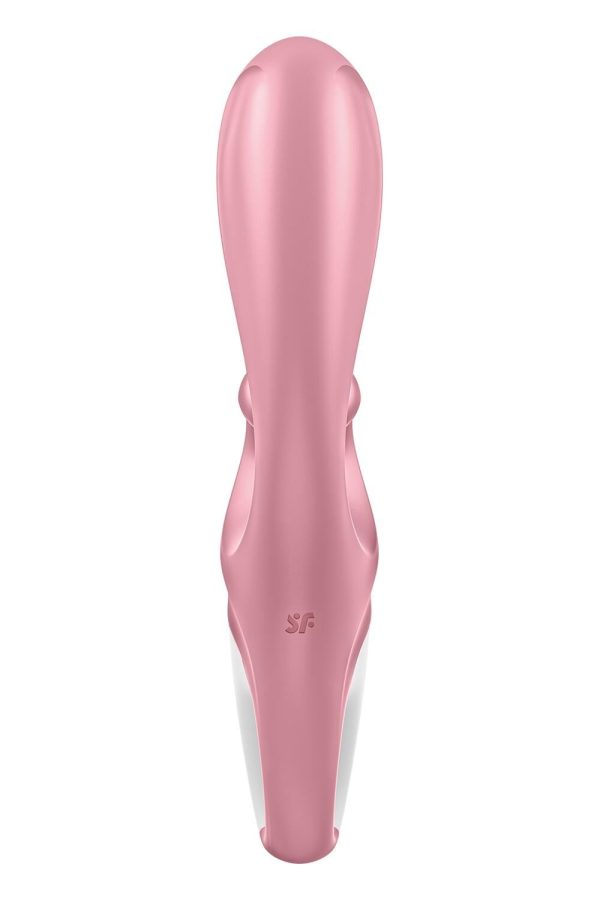 Смарт вибратор кролик Satisfyer Hug Me 2 мотора, диаметр 4,2см, широкая клиторальная часть
