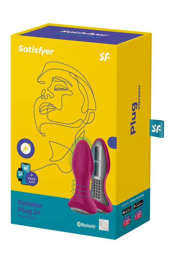 Анальна смарт-вібропробка із перлинним масажем Satisfyer Rotator Plug 2+