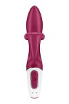 Вібратор-кролик із потрійним відростком Satisfyer Embrace me Berry, 2 мотори, діаметр 3,6 см