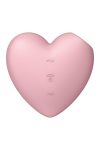 Вакуумный стимулятор-сердечко с вибрацией Satisfyer Cutie Heart Light