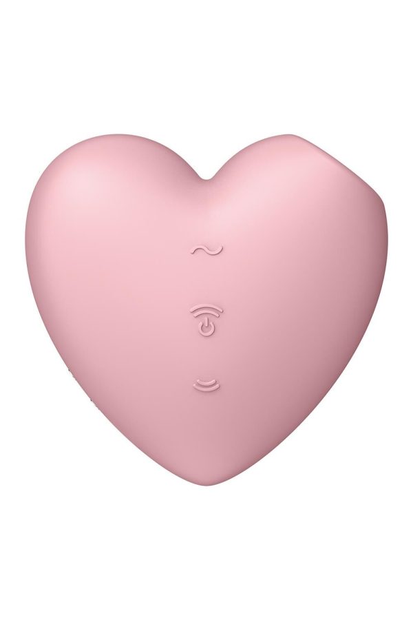 Вакуумный стимулятор-сердечко с вибрацией Satisfyer Cutie Heart Light