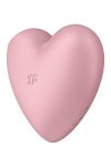 Вакуумный стимулятор-сердечко с вибрацией Satisfyer Cutie Heart Light