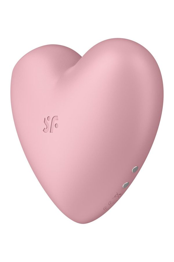 Вакуумный стимулятор-сердечко с вибрацией Satisfyer Cutie Heart Light