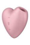 Вакуумный стимулятор-сердечко с вибрацией Satisfyer Cutie Heart Light