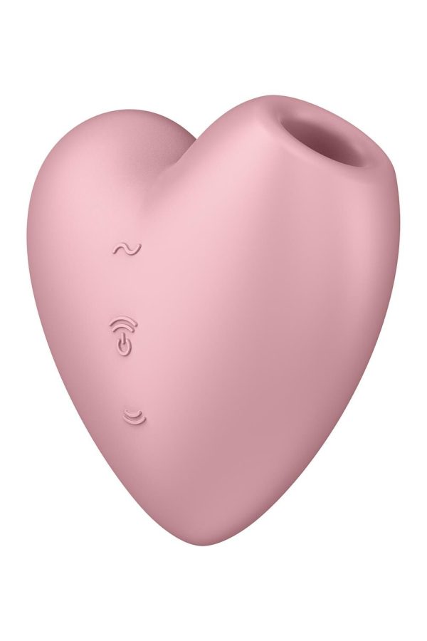 Вакуумный стимулятор-сердечко с вибрацией Satisfyer Cutie Heart Light