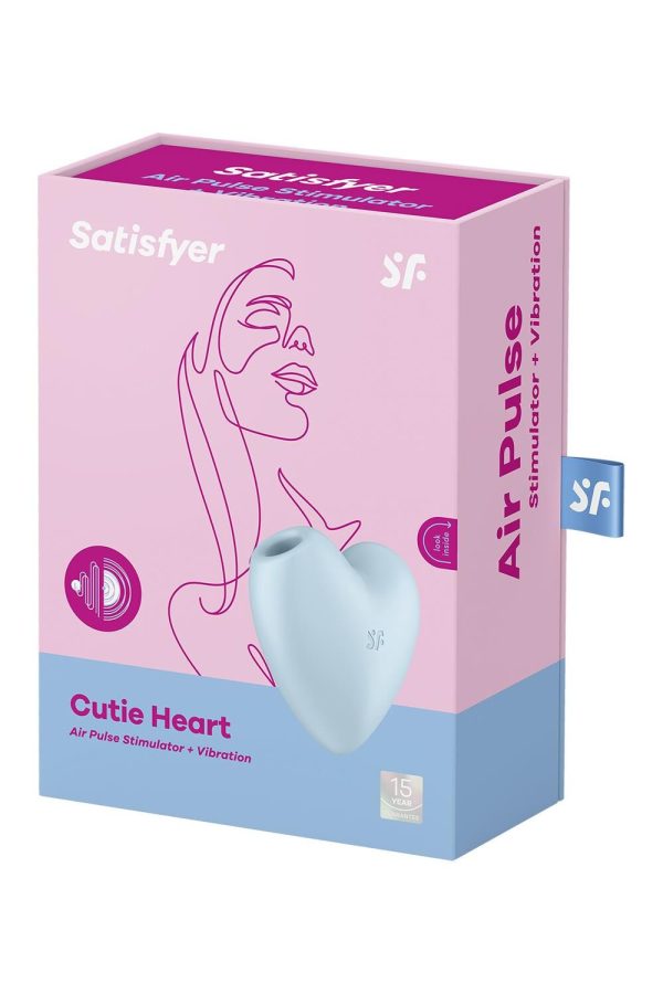 Вакуумный стимулятор-сердечко с вибрацией Satisfyer Cutie Heart