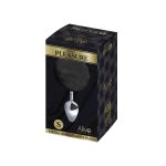 Металева анальна пробка Кролячий хвостик Alive Fluffy Plug діаметр 2,8 см