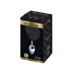 Металева анальна пробка Кролячий хвостик Alive Fluffy Plug діаметр 3,9 см