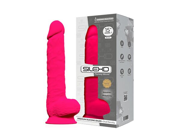 Фаллоимитатор SilexD Kingston (MODEL 15in), двухслойный, силикон+Silexpan, диаметр 7 см