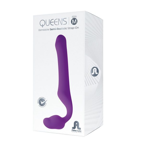 Безремневой страпон Adrien Lastic Queens регулируемый изгиб, диаметр 3,4 см