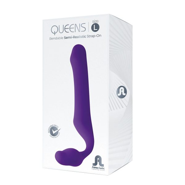 Безремінний страпон Adrien Lastic Queens регульований вигин, діаметр 3,8 см