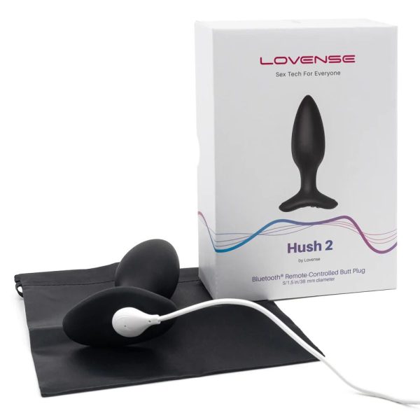 Анальна смарт-вібропробка Lovense Hush 2, розмір