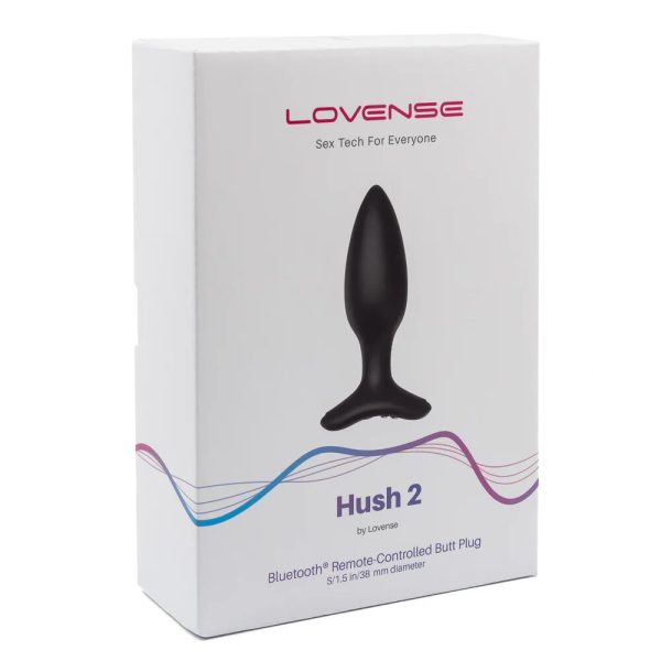 Анальна смарт-вібропробка Lovense Hush 2, розмір