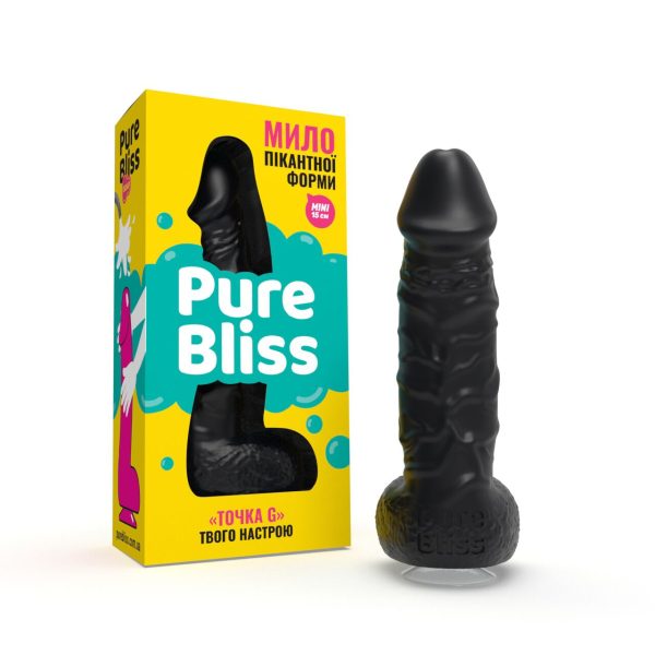 Мило у формі пеніса Pure Bliss MINI крафтове мило-член, натуральне