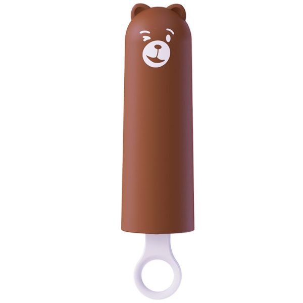 Вібратор CuteVibe Teddy (Pink Dildo), реалістичний вібратор під виглядом морозива