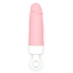 Вібратор CuteVibe Teddy (Pink Dildo), реалістичний вібратор під виглядом морозива
