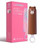 Вібратор CuteVibe Teddy (Pink Dildo), реалістичний вібратор під виглядом морозива