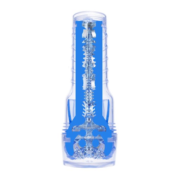 Мастурбатор Fleshlight Turbo Core Ice, оральный секс (глубокое горло)