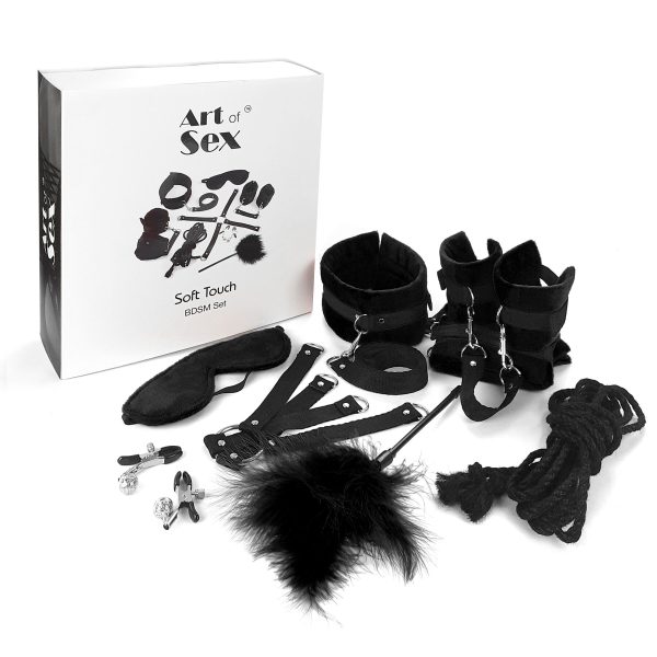 BDSM-набор Art of Sex – Soft Touch BDSM Set, фиолетовый, 9 предметов