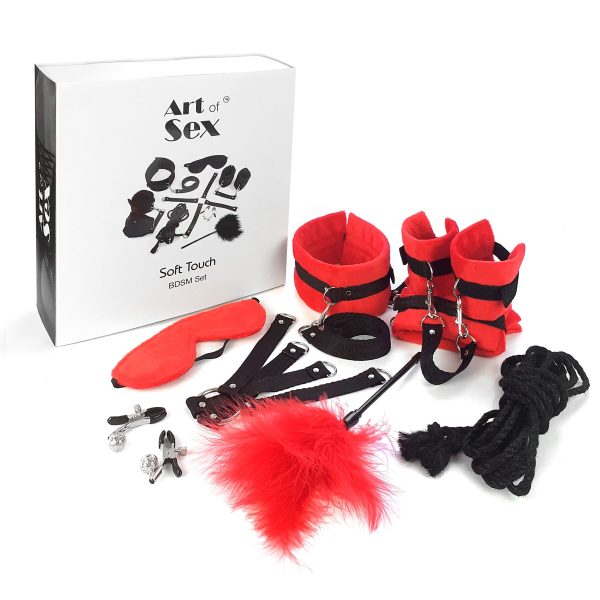 BDSM-набор Art of Sex – Soft Touch BDSM Set, фиолетовый, 9 предметов