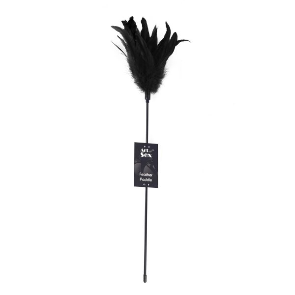 Щекоталка с пером петуха Art of Sex – Feather Paddle