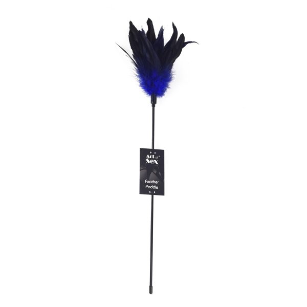 Щекоталка с пером петуха Art of Sex – Feather Paddle