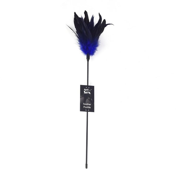 Щекоталка с пером петуха Art of Sex – Feather Paddle